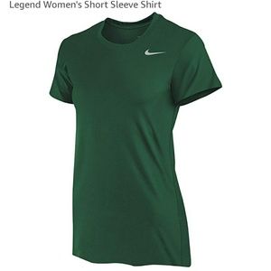 Women's Nike olive green T-shirt